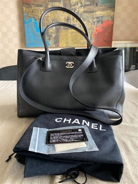 chanel cerf executive tote beige|authentic chanel cerf tote.